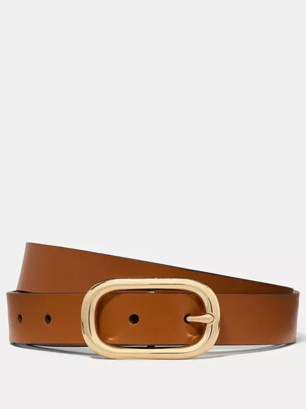 Kate Spade New York 25mm Molten Buckle Belt - Size XS in Chestnut Honey - NWT